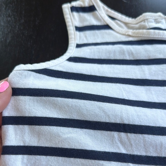 GAP Kids Dress in Navy and White Stripes - Picture 4 of 4